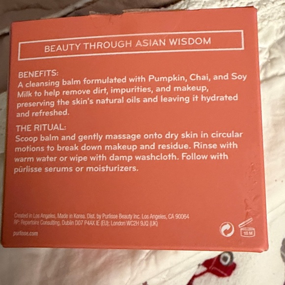 Purlisse Pumpkin Chai Latte Cleansing Balm - Picture 8 of 11